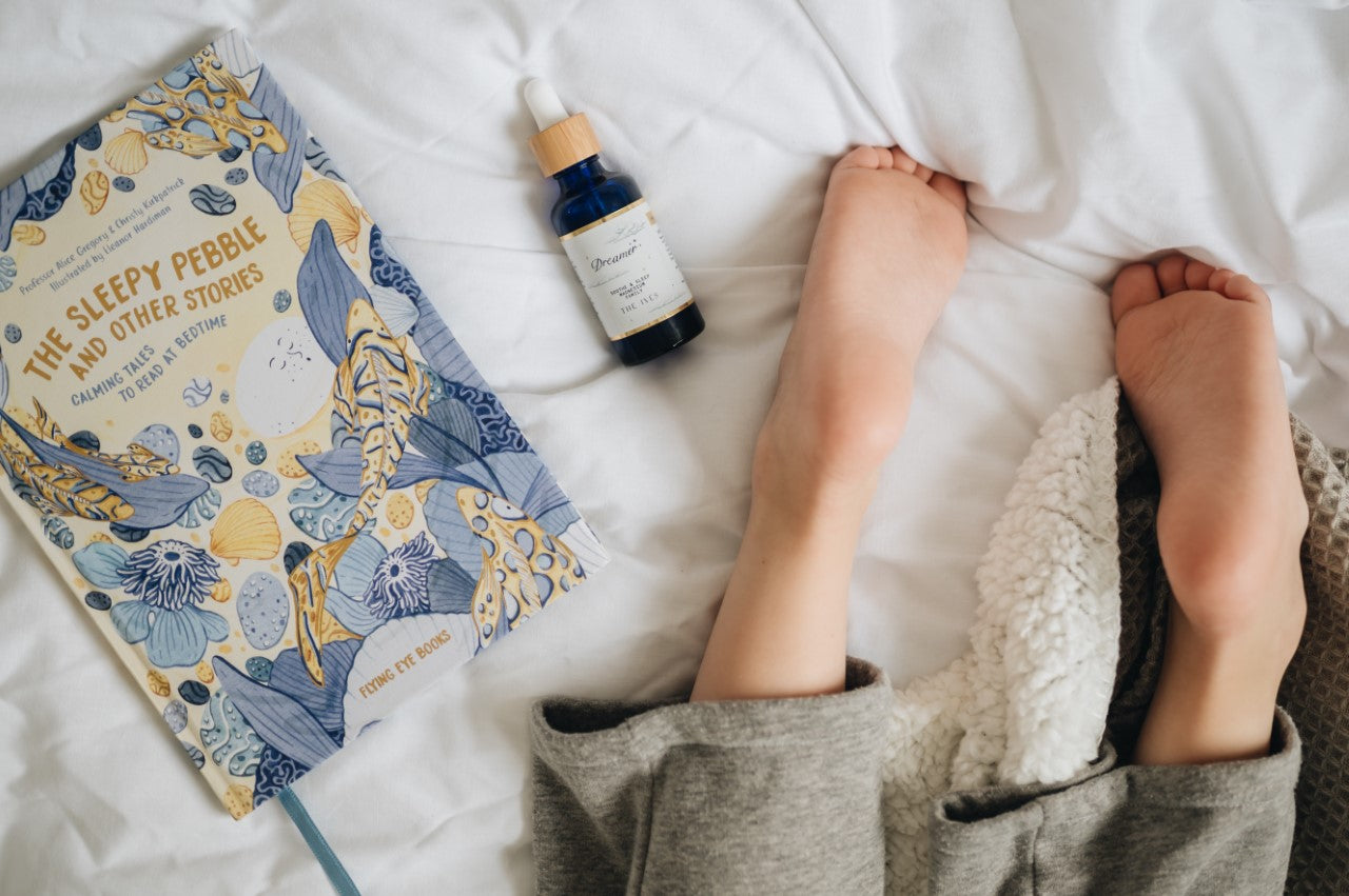 magnesium cream for feet, magnesium butter, magnesium lotion, magnesium oil, magnesium sleep spray, bed, white linen, bedtime stories, the sleepy pebble book, children's sleep help, natural sleep aid, handmade uk