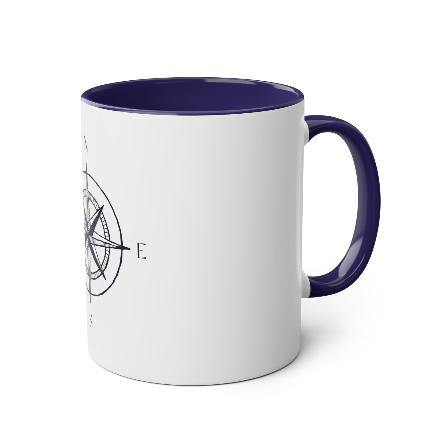 Compass Tea Coffee Mug Two-Tone, 11oz